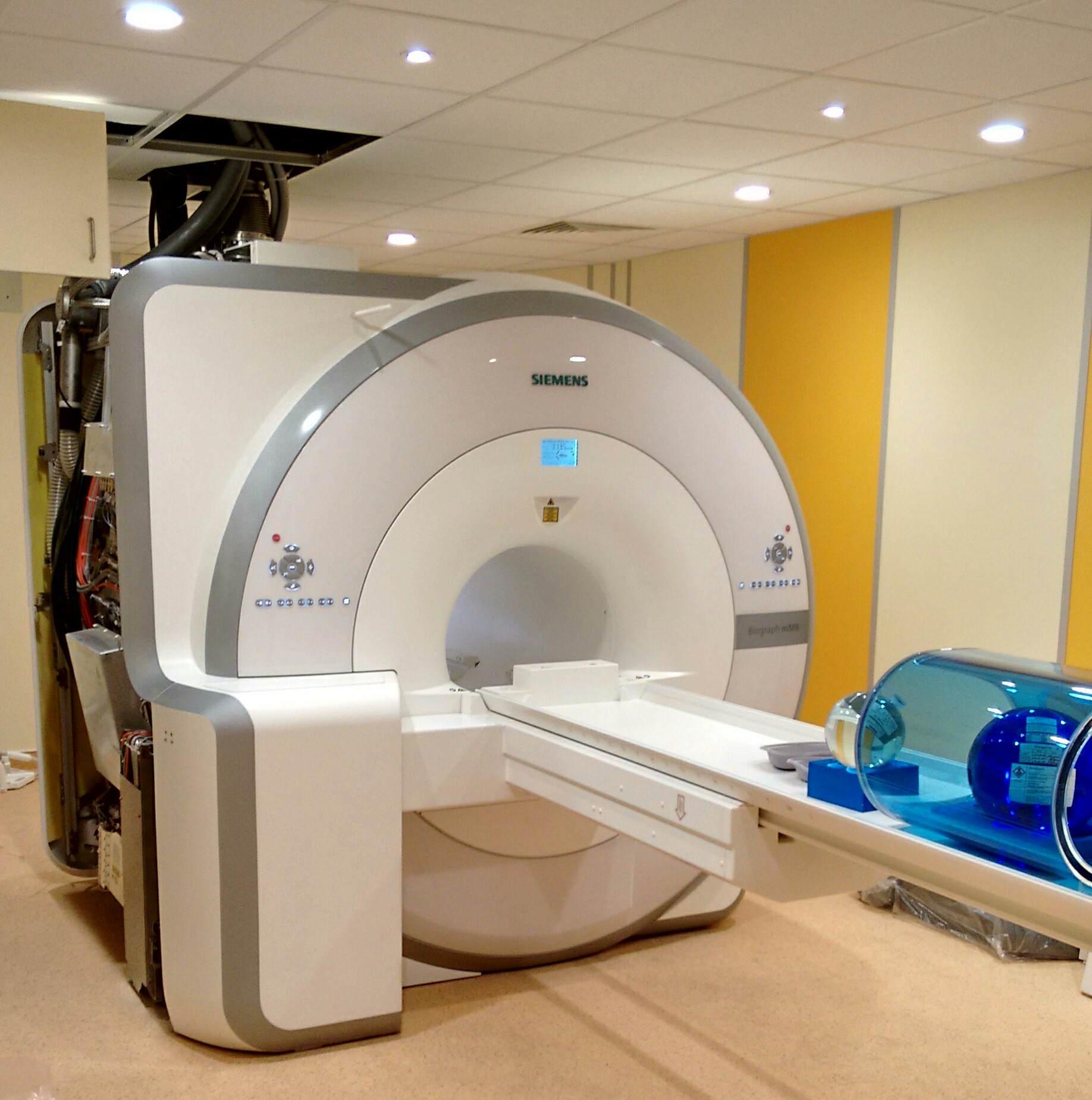 An MRI scanner 