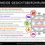 PSvReduce Face Touching Infographic 2020 German